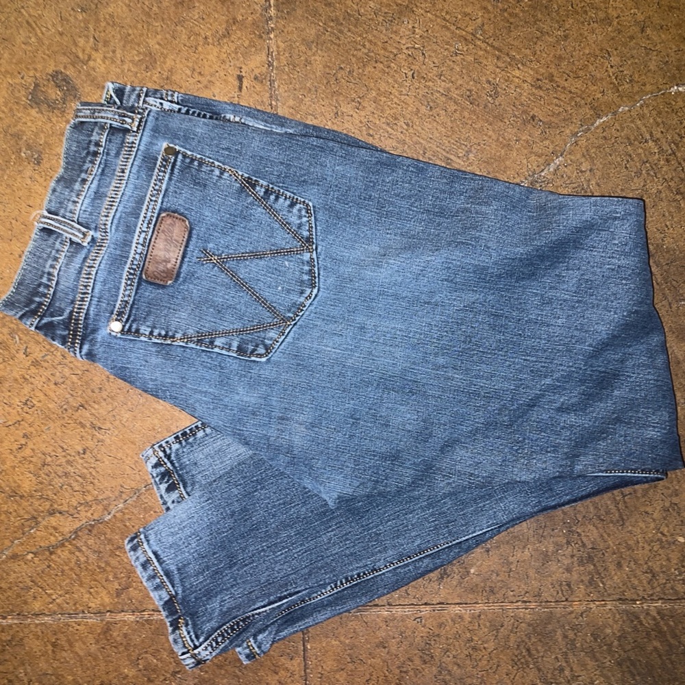 Wrangler Men's Retro Slim Fit Straight Leg Jeans Size 36x32